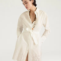 COYOTERA DRESS IN BRODERIE ANGLAISE POPLIN