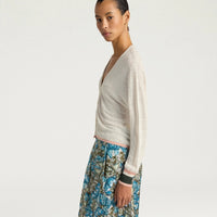 BOSQUE CARDIGAN IN LINEN - CREAM