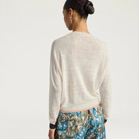 BOSQUE CARDIGAN IN LINEN - CREAM