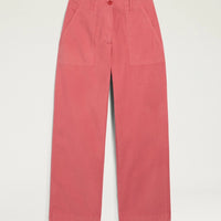 ISANDRO PANTS IN GARMENT-DYED RIPSTOP - SALMON PINK