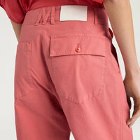 ISANDRO PANTS IN GARMENT-DYED RIPSTOP - SALMON PINK