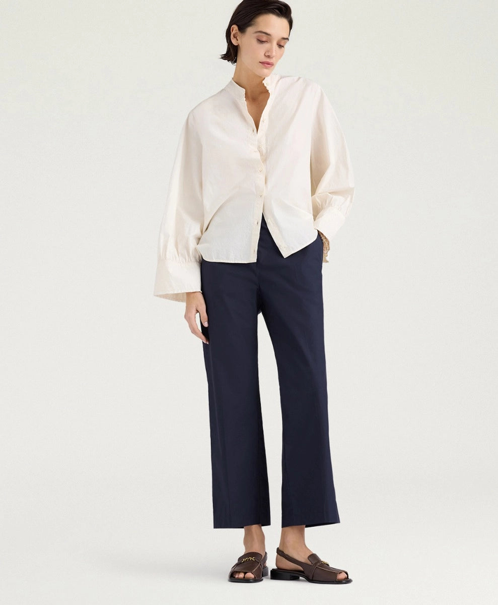 VEJO PANTS IN POPLIN - ULTRAMARINE BLUE
