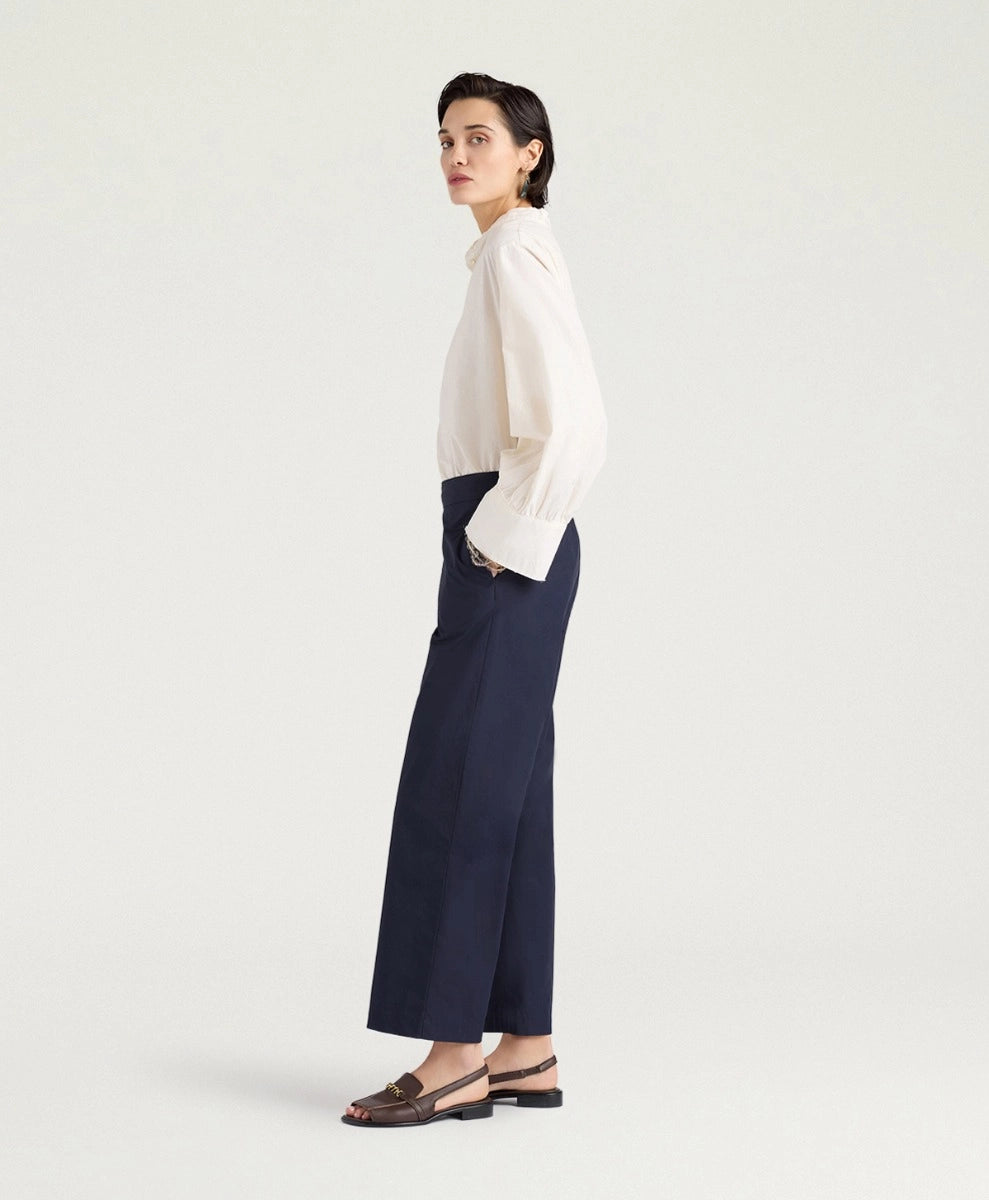 VEJO PANTS IN POPLIN - ULTRAMARINE BLUE