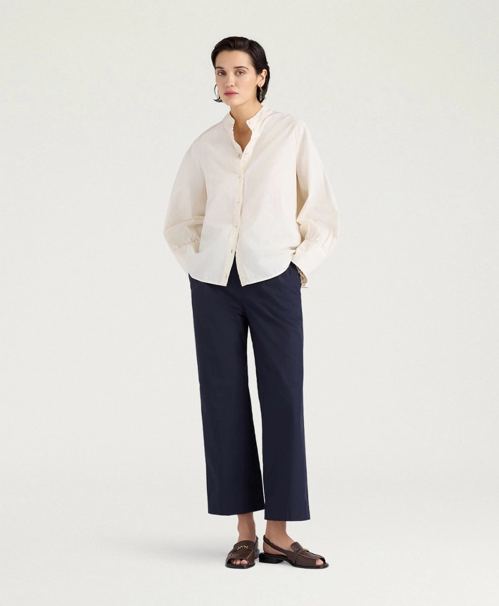 VEJO PANTS IN POPLIN - ULTRAMARINE BLUE