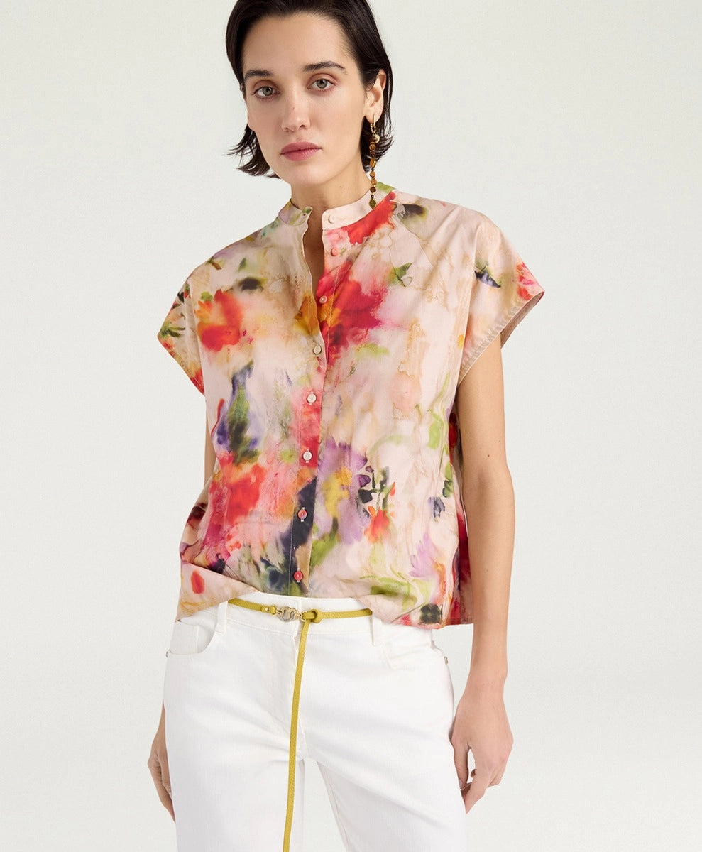 VIHUELA SHIRT IN PRINTED POPLIN - MULTICOLOR