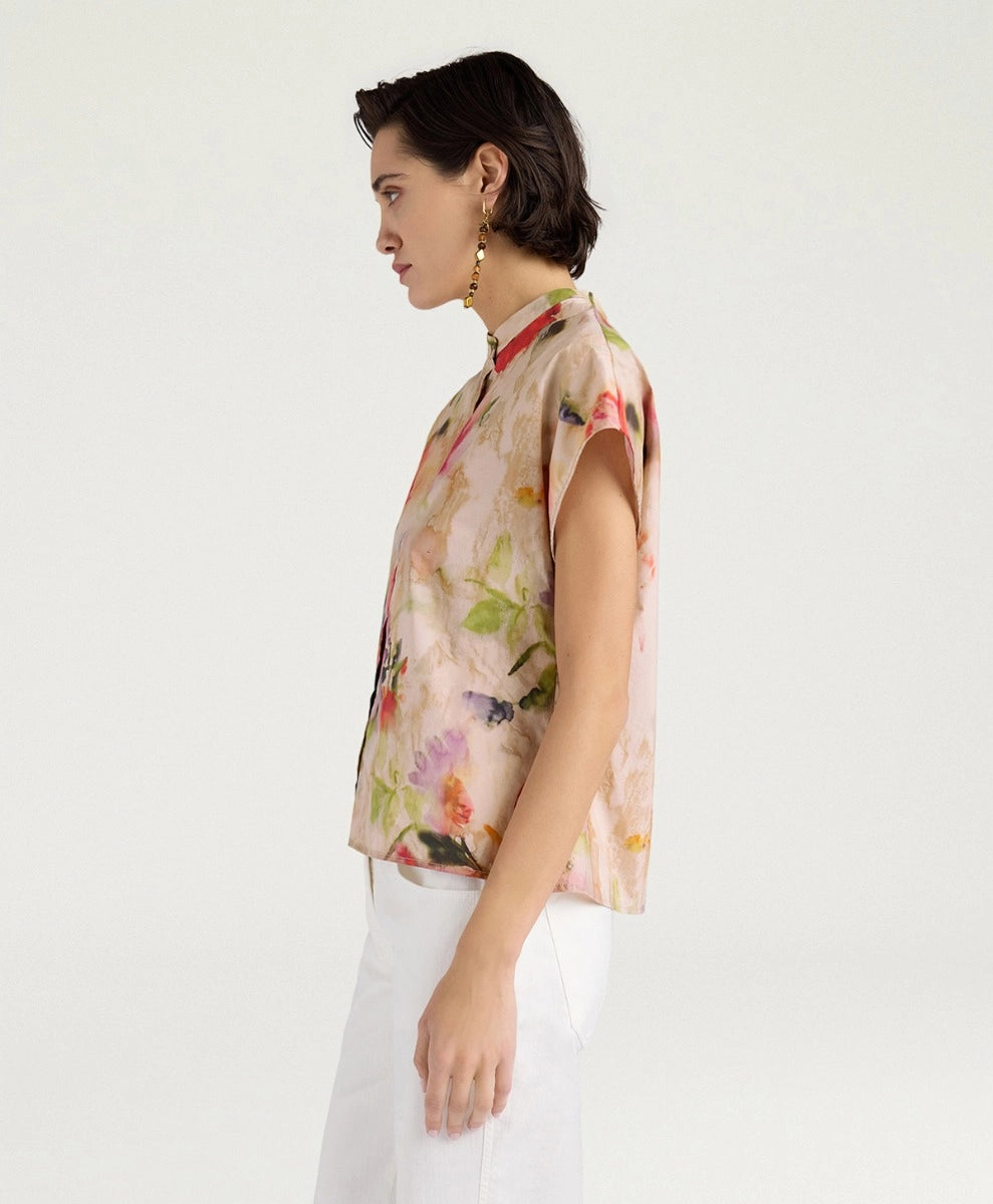 VIHUELA SHIRT IN PRINTED POPLIN - MULTICOLOR