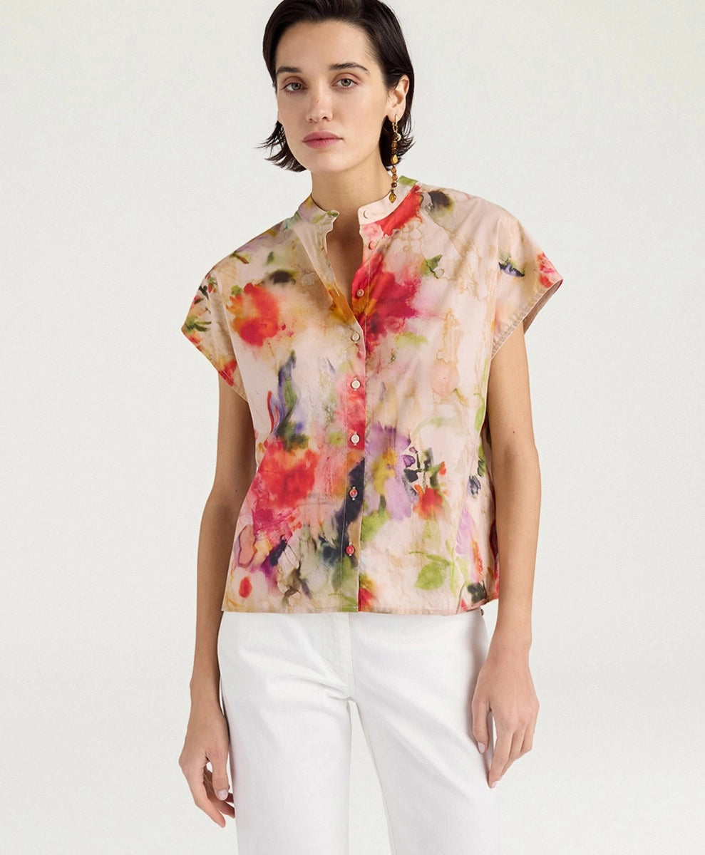 VIHUELA SHIRT IN PRINTED POPLIN - MULTICOLOR