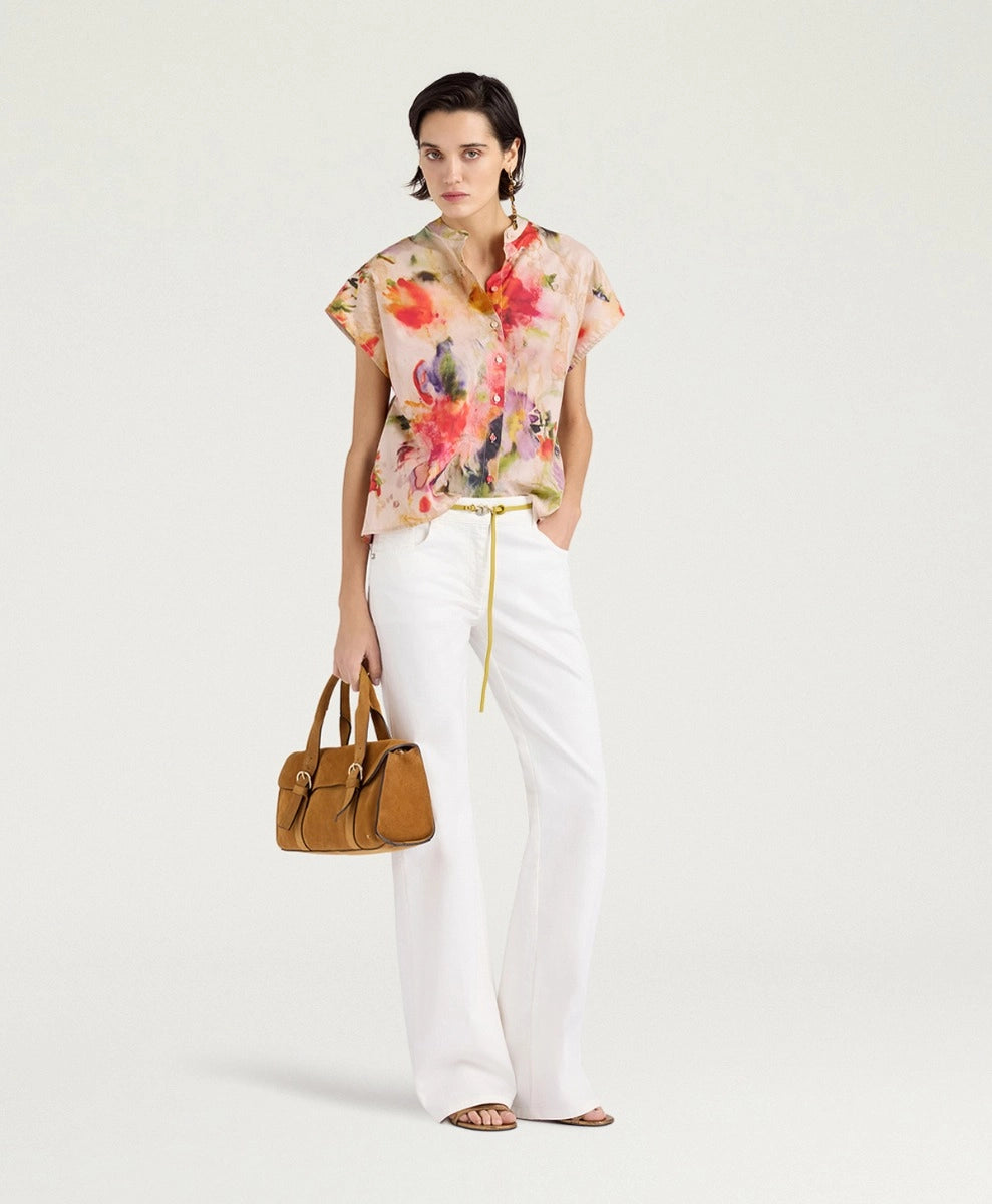 VIHUELA SHIRT IN PRINTED POPLIN - MULTICOLOR