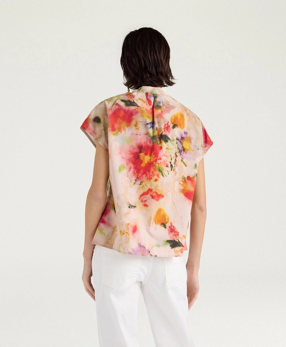 VIHUELA SHIRT IN PRINTED POPLIN - MULTICOLOR