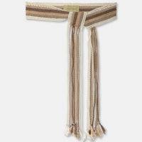 JOSE MULTISTRIPE BELT - MULTICOLOR CREAM