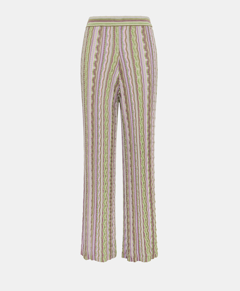 AREPAS MULTISTRIPED KNIT PANTS