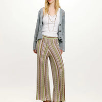 AREPAS MULTISTRIPED KNIT PANTS