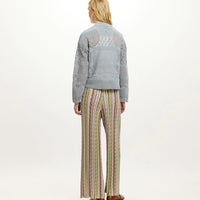 AREPAS MULTISTRIPED KNIT PANTS