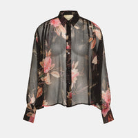 CAMILA SHIRT IN PRINTED CHIFFON CREPON
