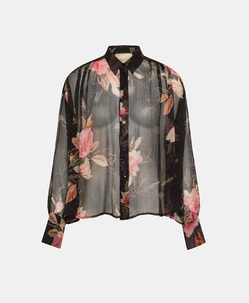 CAMILA SHIRT IN PRINTED CHIFFON CREPON