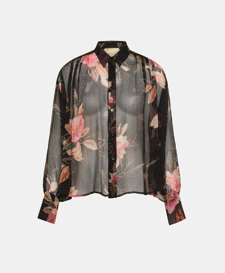 CAMILA SHIRT IN PRINTED CHIFFON CREPON