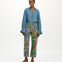 CATINGA SHIRT IN STONEWASHED CHAMBRAY - BLUE JEANS