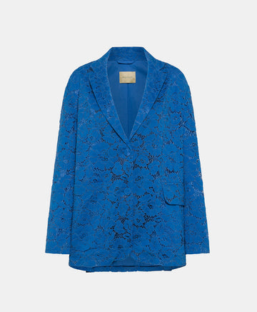 JATOBA LACE JACKET - COBALT
