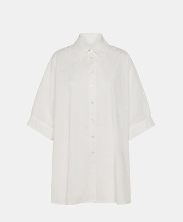 JULIA SHIRT IN NON-STRETCH POPLIN - CREAM