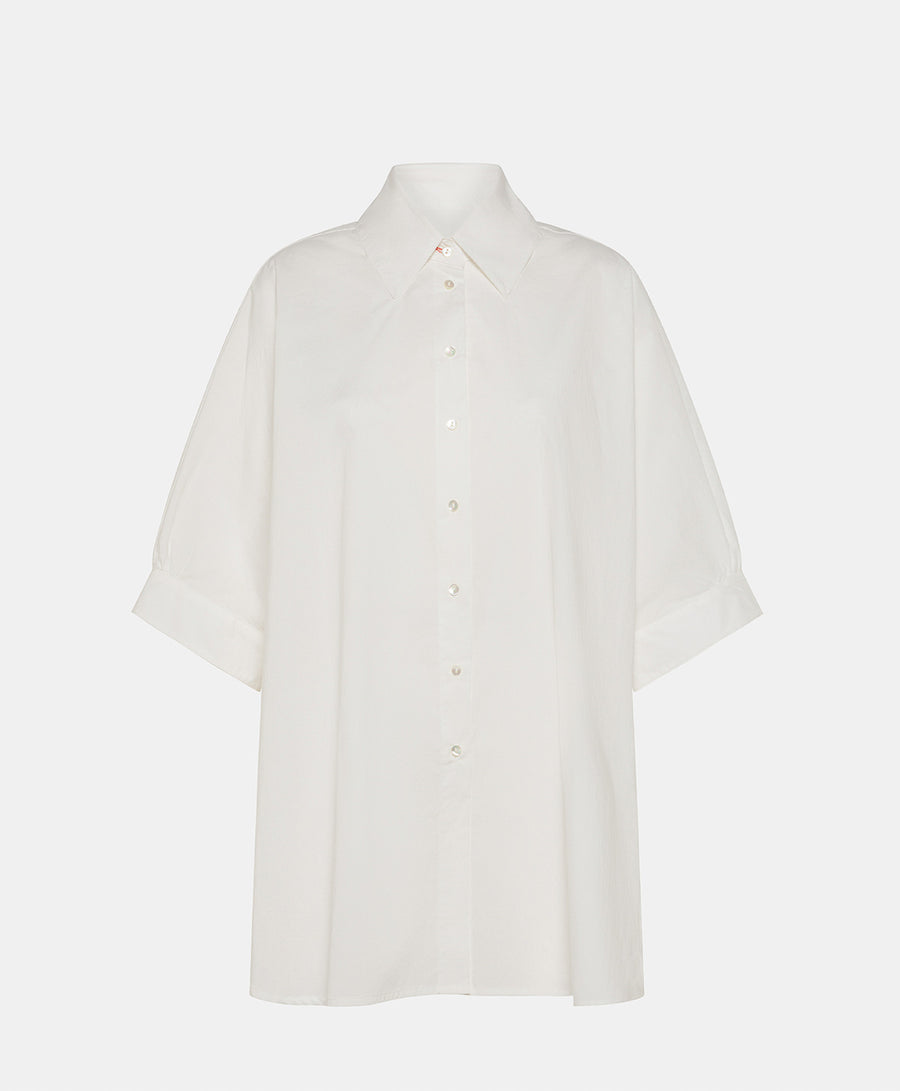 JULIA SHIRT IN NON-STRETCH POPLIN - CREAM