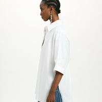 JULIA SHIRT IN NON-STRETCH POPLIN - CREAM