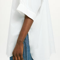 JULIA SHIRT IN NON-STRETCH POPLIN - CREAM