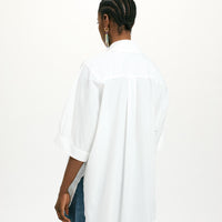 JULIA SHIRT IN NON-STRETCH POPLIN - CREAM