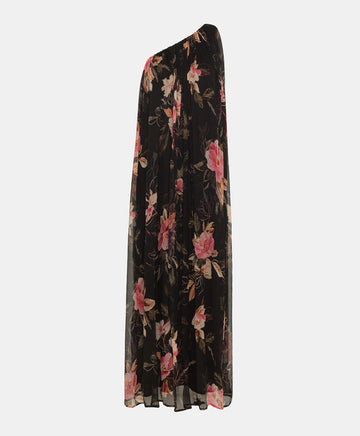 LUNA DRESS IN PRINTED CHIFFON CREPON