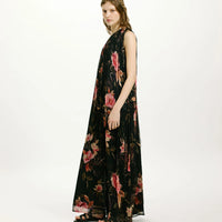 LUNA DRESS IN PRINTED CHIFFON CREPON