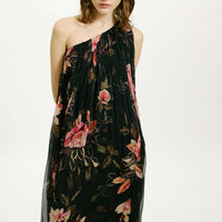 LUNA DRESS IN PRINTED CHIFFON CREPON