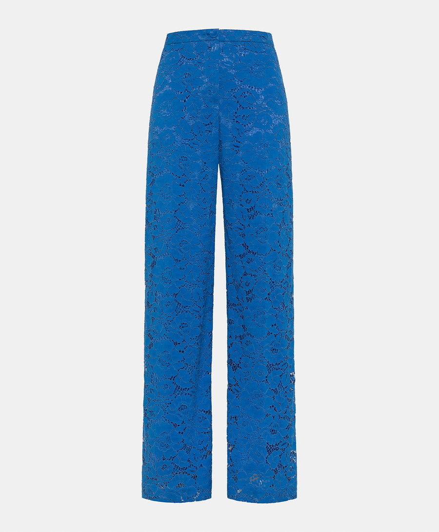 MONOS LACE PANTS - COBALT