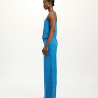 MONOS LACE PANTS - COBALT