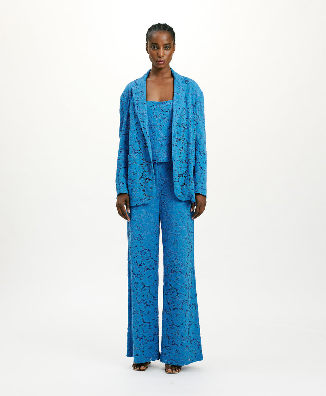 MONOS LACE PANTS - COBALT