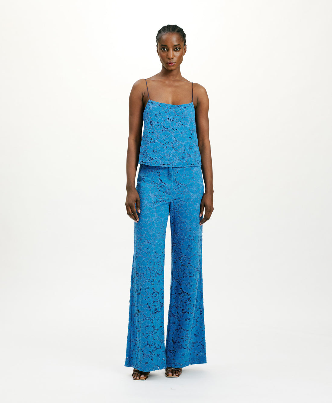 MONOS LACE PANTS - COBALT