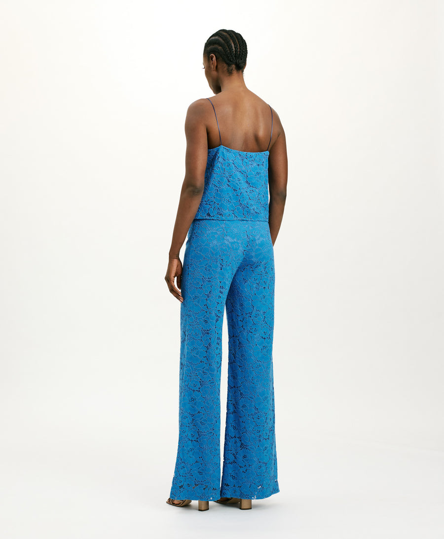 MONOS LACE PANTS - COBALT
