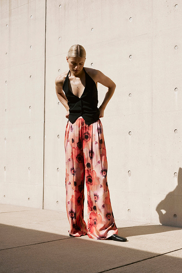 Raffaello Rossi Dominique Aquarelle Poppy Pant