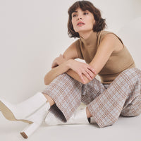 Elaine 7/8 Multi Colour Jacquard Check