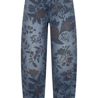 Hanni 7/8 Flower Denim