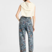 Hanni 7/8 Flower Denim