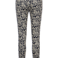 Raffaello Rossi Penny Organic Two-Tone Print Pant