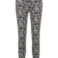 Raffaello Rossi Penny Organic Two-Tone Print Pant