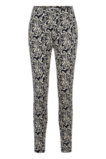 Raffaello Rossi Penny Organic Two-Tone Print Pant