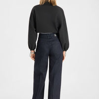 Sventy Belt Dark Blue Denim Pin Stripe