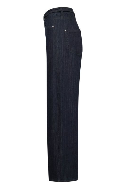 Sventy Belt Dark Blue Denim Pin Stripe