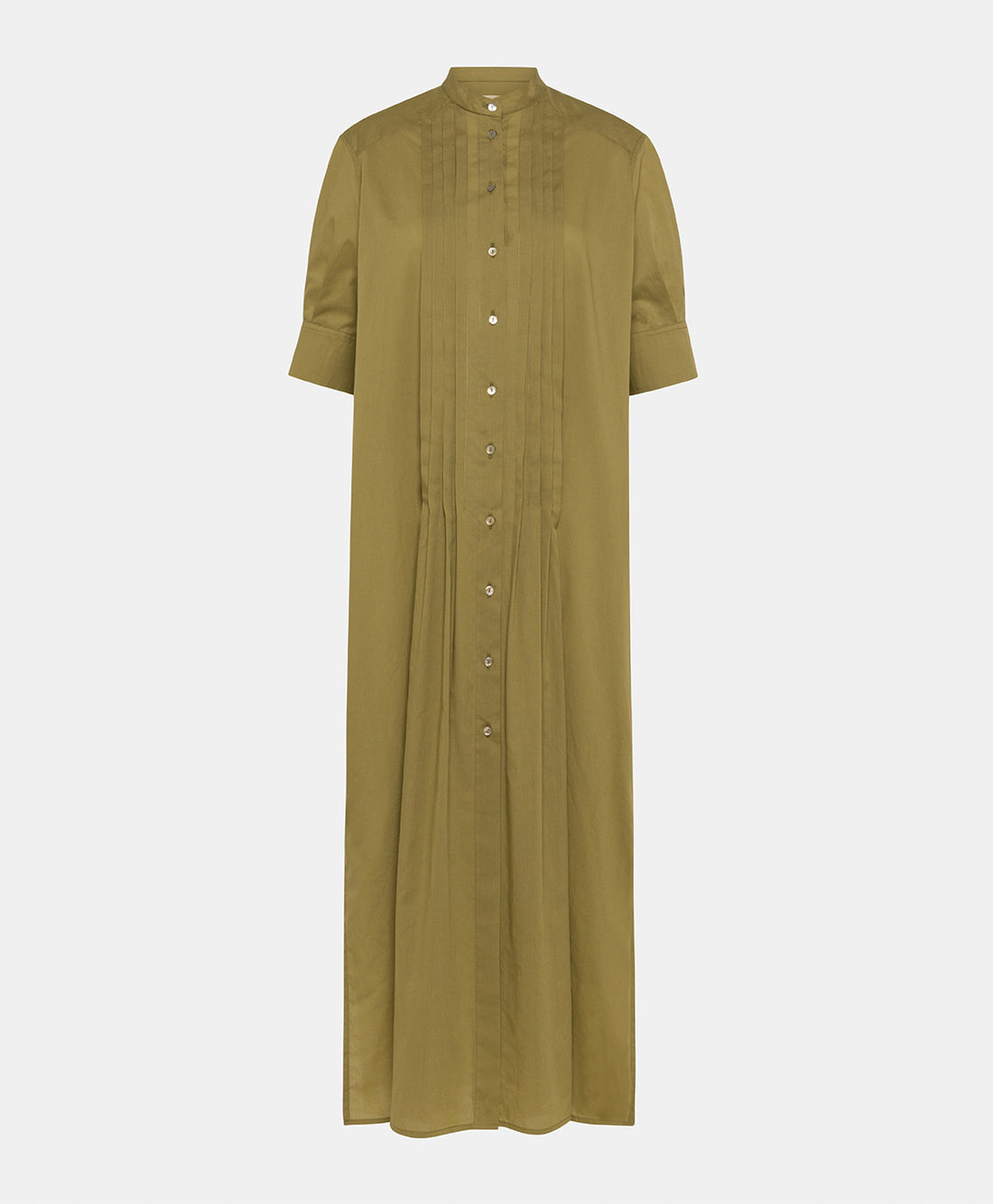 SEAN DRESS IN COTTON VOILE - AVOCADO