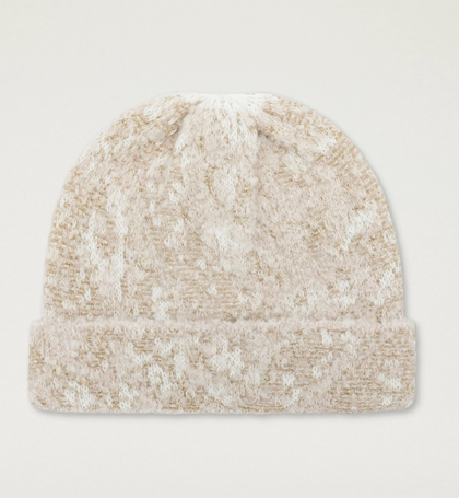 COSMOS HAT IN JACQUARD - BEIGE