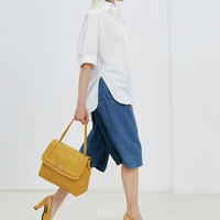 JULIA SHIRT IN NON-STRETCH POPLIN - CREAM